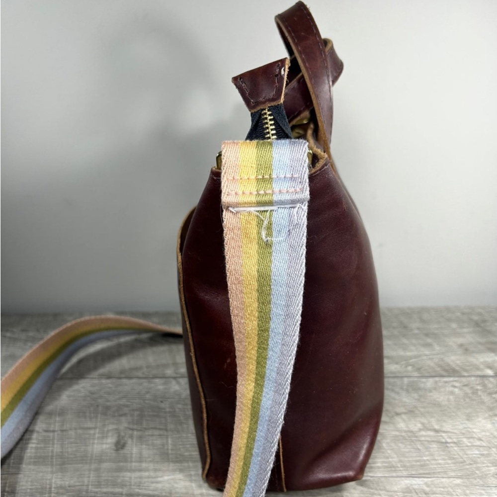 Portland Leather Goods Shoulder Yoga Shopper Shopping Tote Purse HandBag Bag - Picture 7 of 10